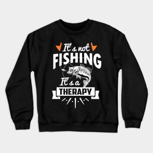 Fishing Therapy Crewneck Sweatshirt